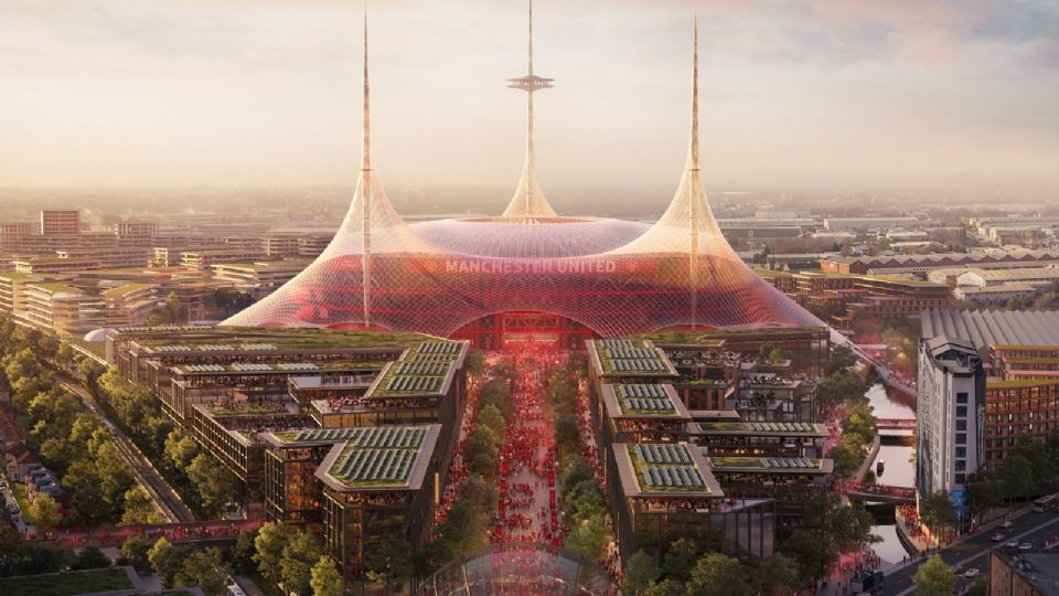 Así se vería el nuevo estadio de Manchester United