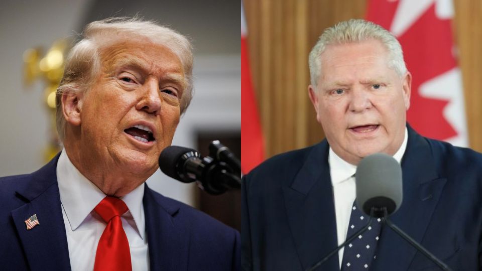 Trump analiza suspender los aranceles a Canadá.