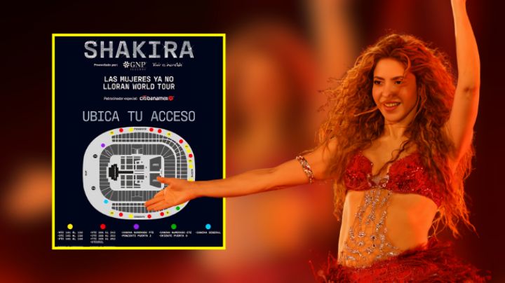 ¿Cómo ubicar mi acceso para el concierto de Shakira en Monterrey?