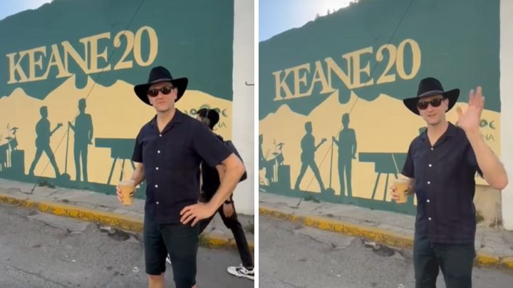 Baterista de Keane visita mural hecho por fans en Monterrey