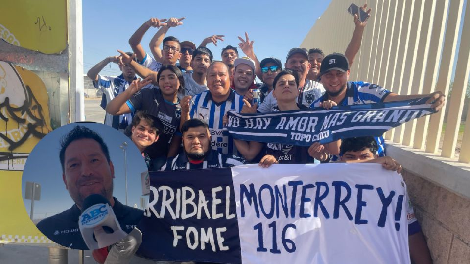 La afición de Monterrey no falta: Invasión albiazul en Torreón por la Concachampions