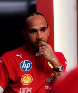 Hamilton, ante su debut con Ferrari: "Estar en el garaje rojo es una sensación increíble"