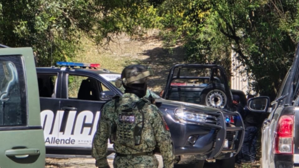Civiles armados atacaron a policías municipales de Allende, NL en calles de la colonia Nuevo Repueblo, sin que ningún elemento resultara herido.