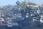 Puente vacacional genera congestionamiento en Carretera Nacional