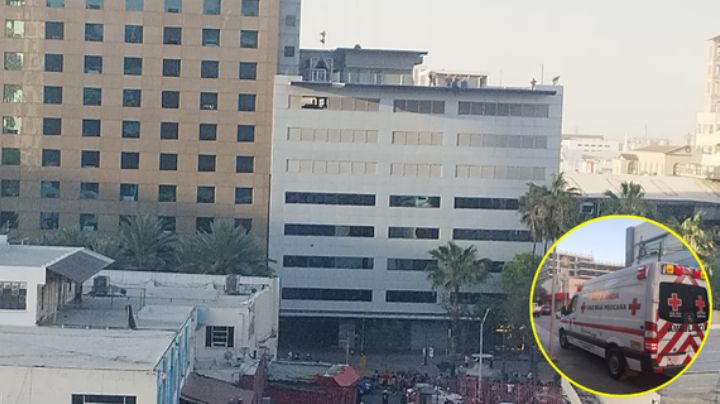Hombre intenta lanzarse desde un edificio de Monterrey