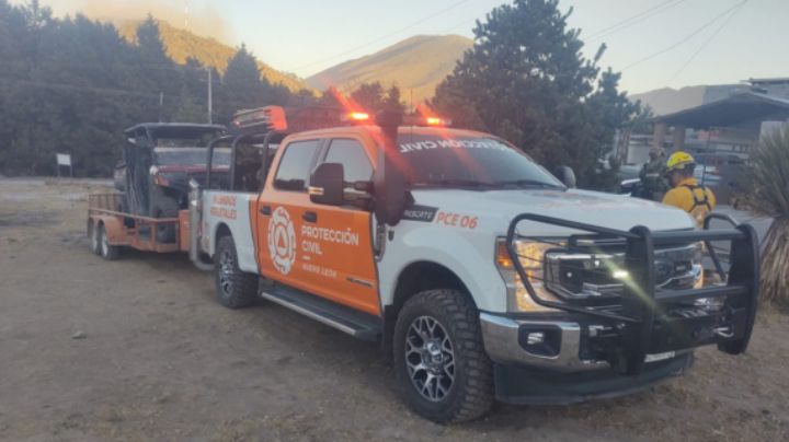 Se registra incendio forestal en Arteaga, Coahuila