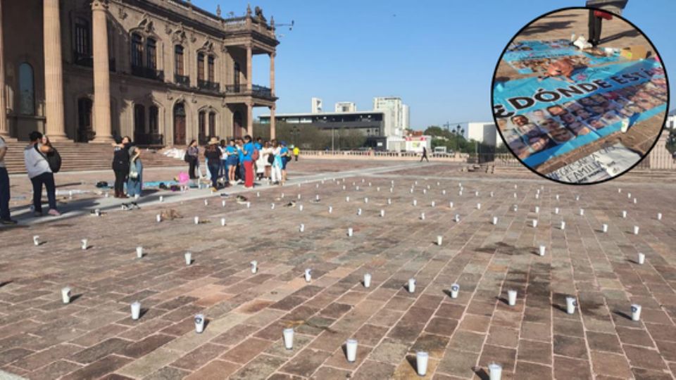 Fuerzas Unidas por Nuestros Desaparecidos en Nuevo León (FUNDENL) convocó a una acción nacional de protesta por el hallazgo de fosas clandestinas en Teuchitlán, Jalisco.