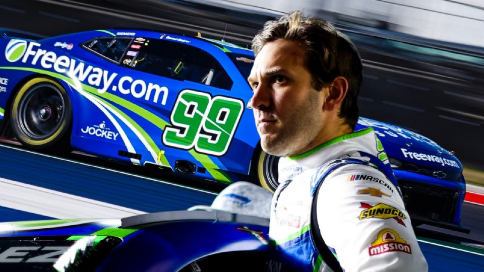 el mexicano estuvo a punto de llevarse el triunfo en el inicio de los playoffs de la NASCAR