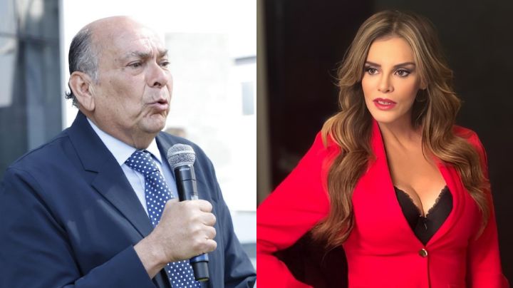 ¿Son novios? Captan a Lucía Méndez y papá de Checo Pérez en el Pumas-Rayados