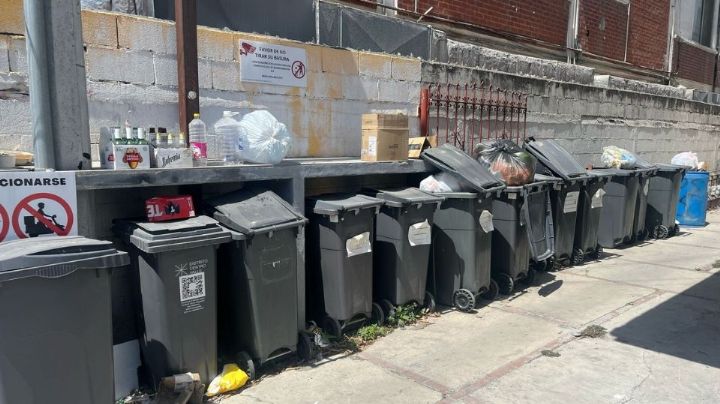 Camión recolector de basura abandona a comerciantes y vecinos de Centrito Valle