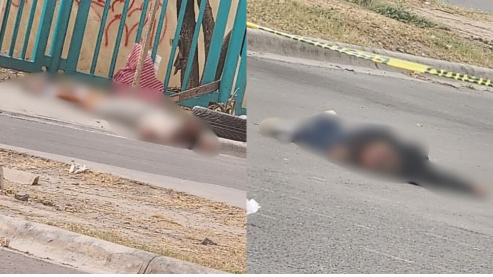 Balacera en García, NL deja dos muertos.