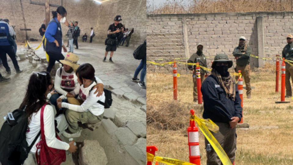 Madres buscadoras acusaron que el rancho Izaguirre estaba totalmente 'barrido'.