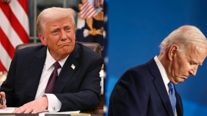 Trump cancela el acceso a información clasificada a Biden, Harris y Clinton