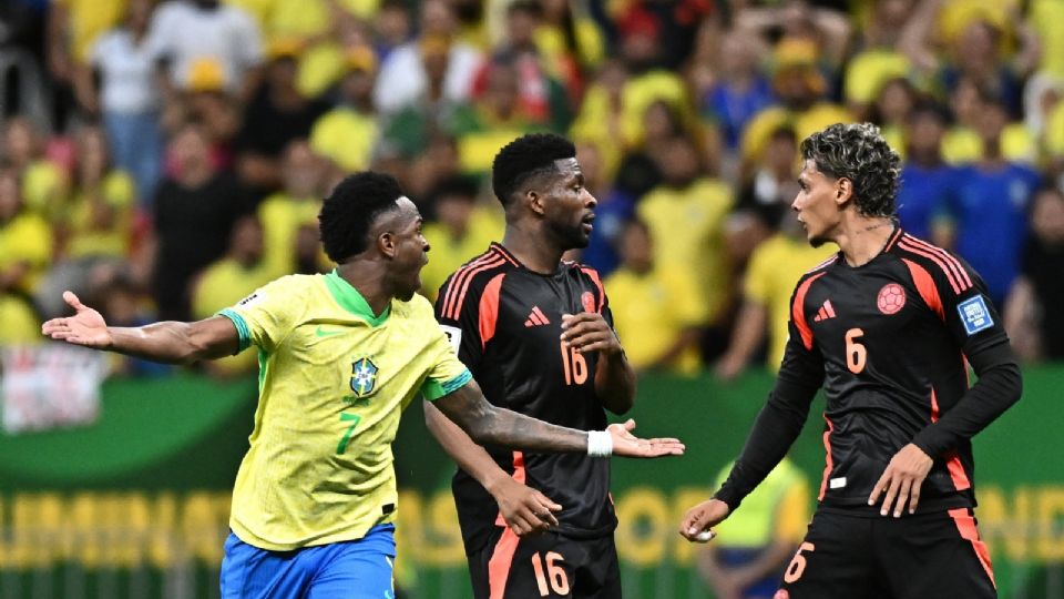 Vinícius Jr salva a Brasil en el minuto 90+9