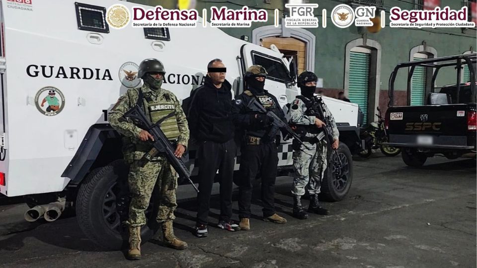 Detienen al 'Lastra' reclutador de Cartel Jalisco Nueva Generación en Ciudad de México.