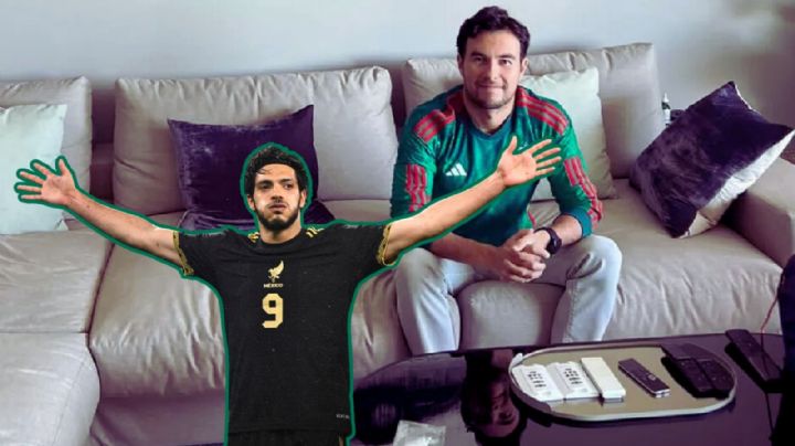 Checo Pérez felicita a Raúl Jiménez tras su gran noche con México