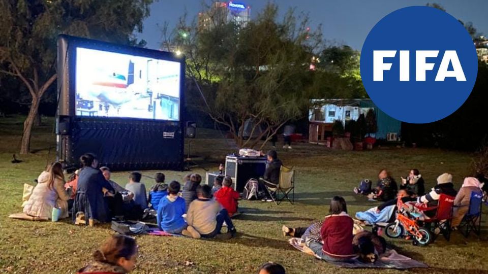 Personas disfrutan de función de cine en Parque Rufino Tamayo | Facebook / Parque Rufino Tamayo