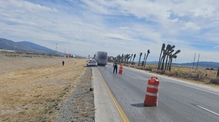 Cierran carretera Matehuala – Saltillo por accidente de tráiler