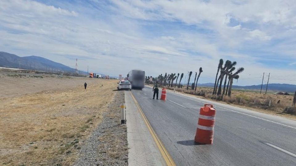 Cierre de circulación en la Matehuela-Saltillo | X / @GN_Carreteras