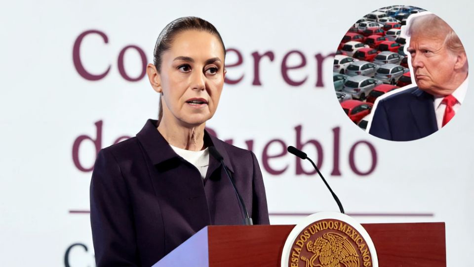 Sheinbaum responderá a aranceles de Trump a los automóviles el 3 de abril.
