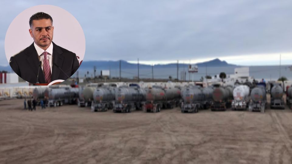 Aseguramiento de tractocamiones en Ensenada | X / @OHarfuch

