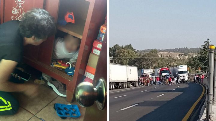Niño se esconde en su casa; padres denuncian desaparición y provocan bloqueos en Puebla