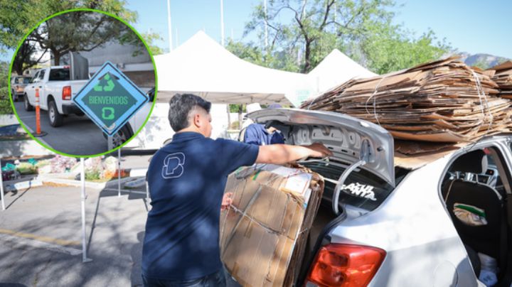 Más de 200 sampetrinos acuden a entregar material reciclable