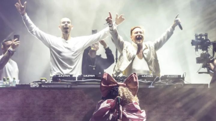 David Guetta y Sia sorprenden al público tras interpretar juntos la canción Titanium
