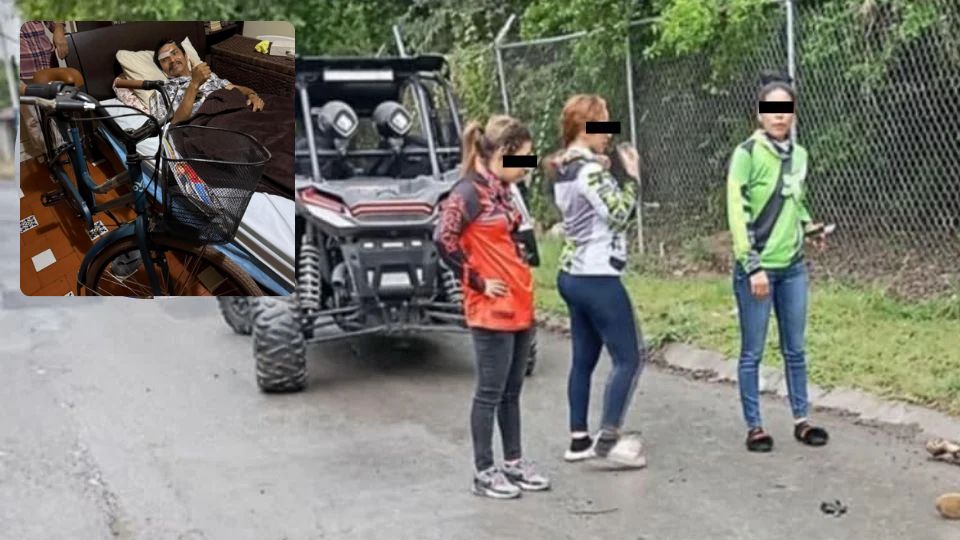 Regalan bicicleta a hombre que fue atropellado por RZR en Santiago, NL