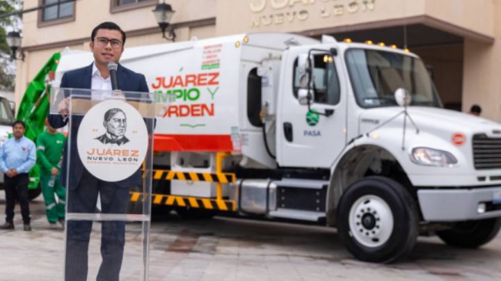 Se integran 32 nuevas unidades al servicio de recolección de basura en Juárez, NL