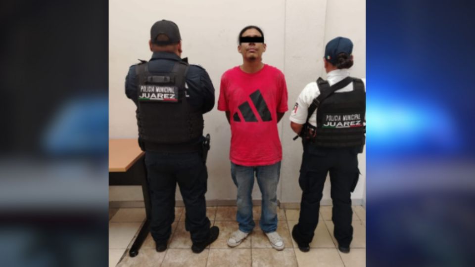 Elementos de la Secretaría de Seguridad y Protección Ciudadana de Juárez detuvieron a Felipe Antonio 'N', de 36 años, por presunta violencia familiar, en la colonia Villas de San Francisco.