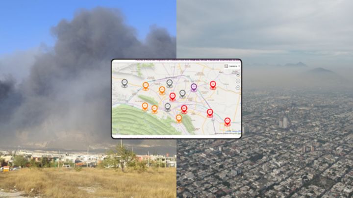Incendios empeoran calidad del aire en Monterrey