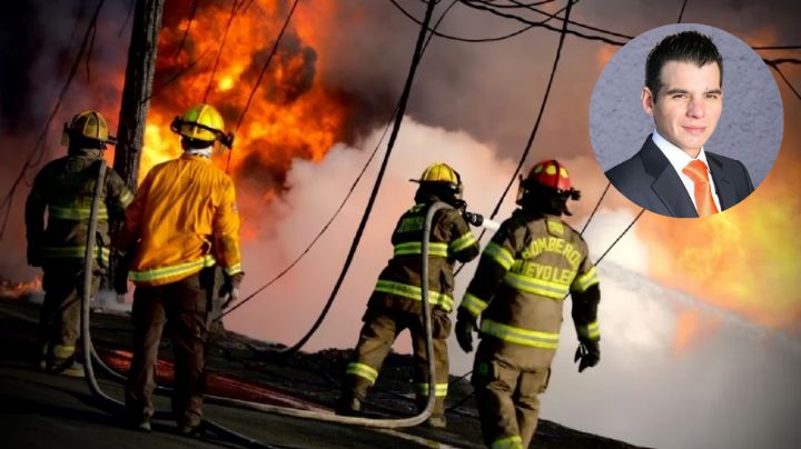 Tras incendios, Miguel Flores donará su sueldo a los Bomberos de NL