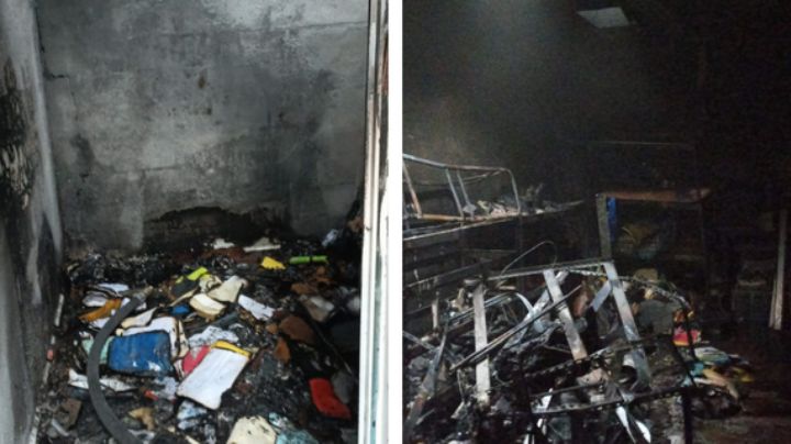 Alarma a vecinos incendio en casa de Apodaca; no hubo lesionados