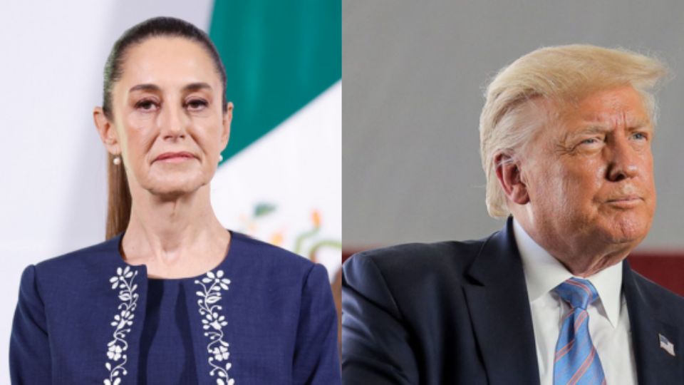 Claudia Sheinbaum y Donald Trump.