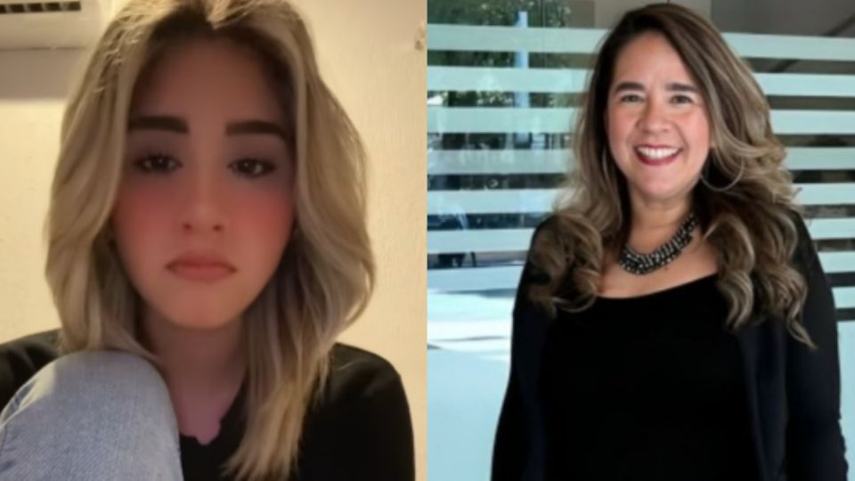 Mariana Pinhaa (izquierda), hija de Blanca Liliana López (derecha).