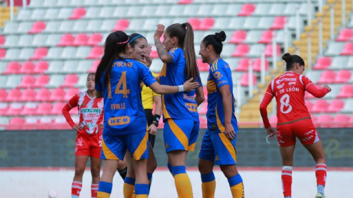 ¡Goleada felina ante Necaxa!: Tigres Femenil sigue en ascenso y suma su tercer triunfo al hilo