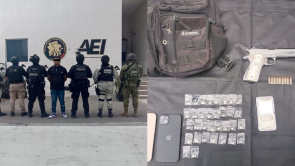 Randy 'N', de 23 años de edad, fue capturado, quien enfrenta una acusación de homicidio calificado, fue arrestado en el Fraccionamiento Lomas de Fátima.