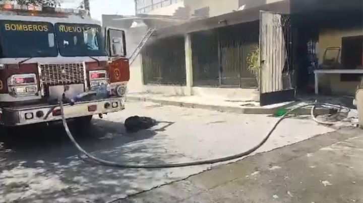 Se registra incendio en casa en Monterrey