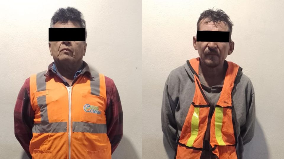 Detienen a 2 hombres por robar cableado en Guadalupe.