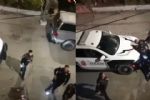 Captan a policías de San Pedro golpear a un hombre previo a su detención