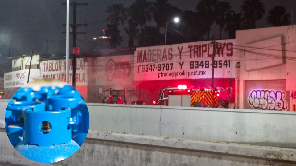 Se incendio vehículo en la Avenida Madero en Monterrey