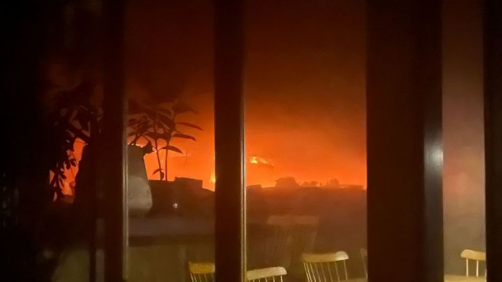 Se incendia restaurante de carne asada en San Pedro