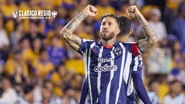 Sergio Ramos, experto en derbis: Gol de penal en su estreno en el Clásico Regio contra Tigres