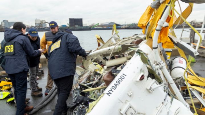 Helicóptero que cayó al río Hudson de Nueva York no tenía sistemas de grabación