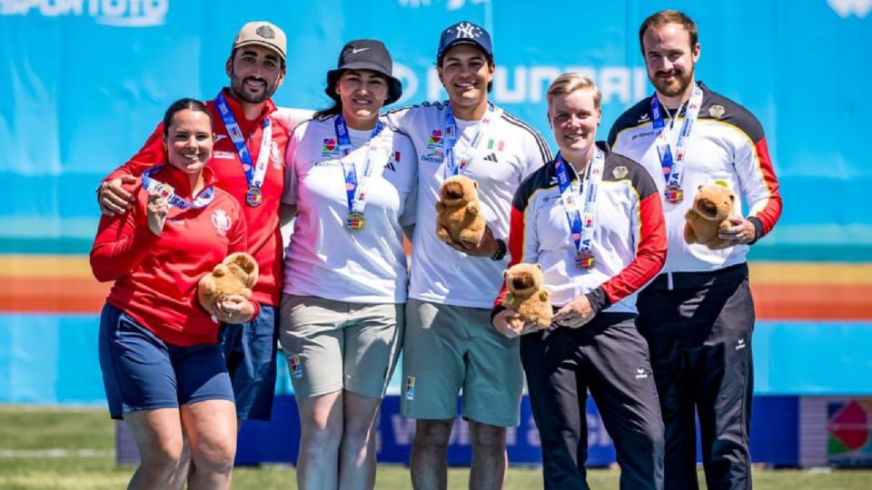 Dúo de Oro Mexicano en la Copa del Mundo de Tiro con Arco