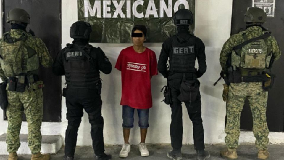 Detenido en Santa Catarina.