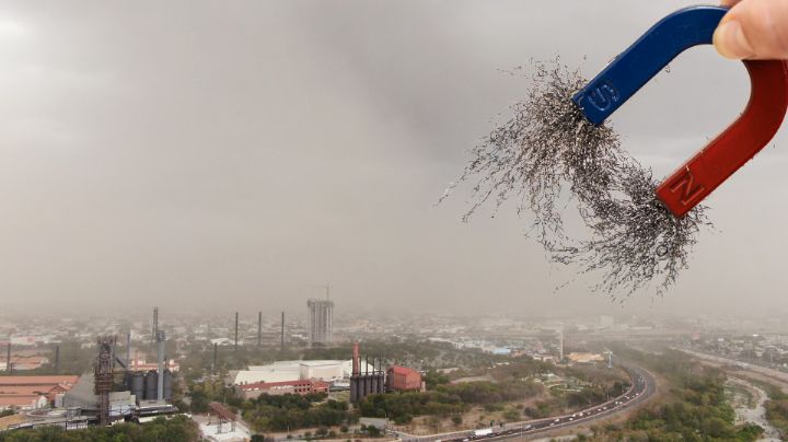 ¿Por qué el polvo que cubre a Monterrey es atraído por los imanes?