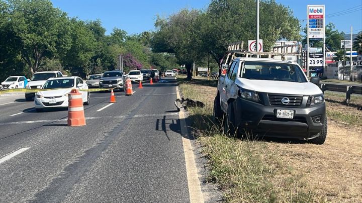 Atropellan a hombre en la Carretera Nacional; tráfico se torna pesado
