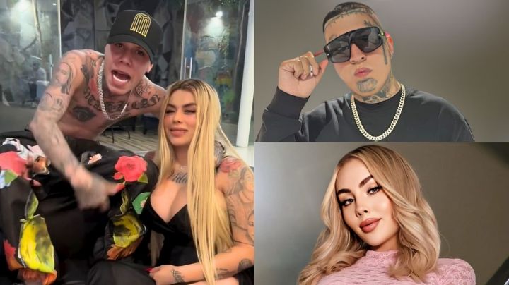 Santa Fe Klan presume a Mona Rodríguez como su novia